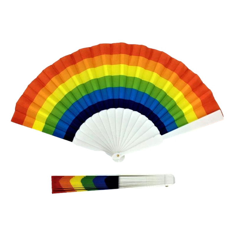 Pride Items Éventail Rainbow 23cm